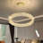 Modern Dimmable Led Crystal Ring Chandelier-1828035815