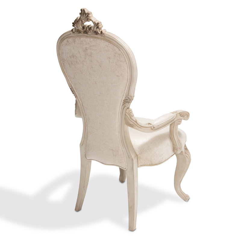 Platine De Royale Champagne Upholstered Arm Chair, Champagne