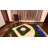 Furnish My Place Niemann 710 Baseball Play Area Rug for Kids Playroom | Bathroom & Kindergarten Classroom | Baseball Ground Rectangle | Anti Skid Rubber Backing | Green-234538385