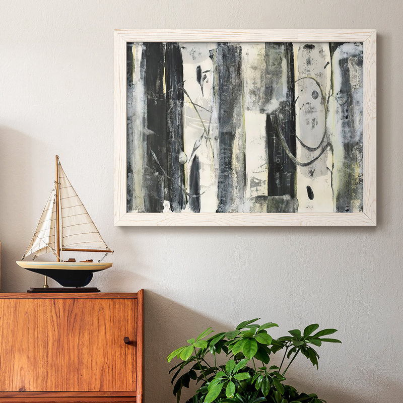 «Tall Tall II», reproduction d'art sur toile simple, H 26 po x l 38 po x P 1,5 po, Blanc