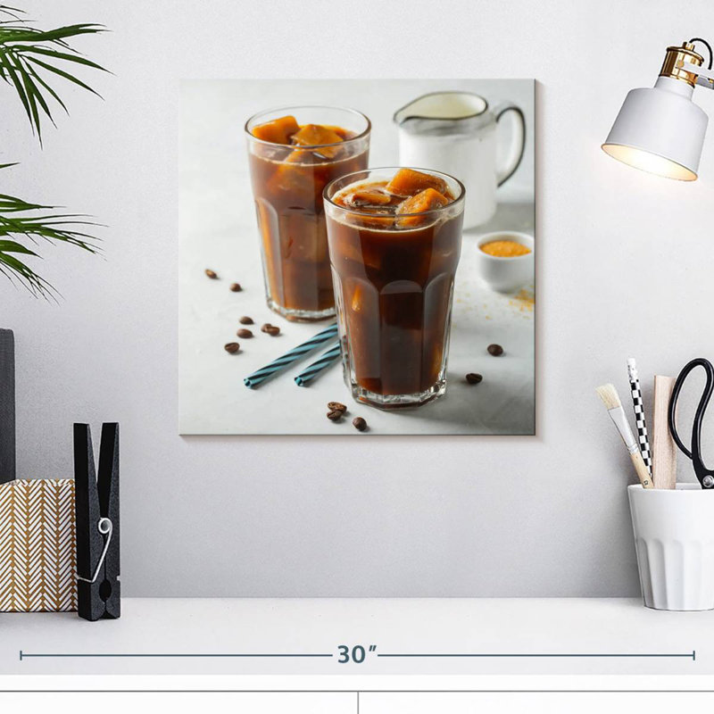 Yarlin Sweet Iced Coffee, 16" H x 16" W