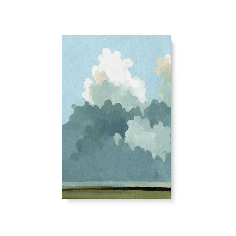 Toile tendue «Tranquil Overgrowth I», H 48 po x l 32 po
