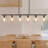 Yisenia 6 - Light Chandelier Kitchen Lighting Dining Ceiling Lights Matte Black Chandelier