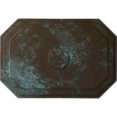 Médaillon de plafond Endurathane Felix, l 25 1/4 po x H 17 1/4 po x P 1 3/4 po, finition bronze patiné peint à la main