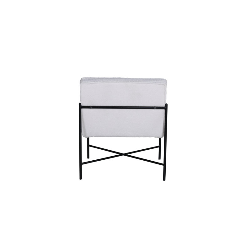 Hiyan Upholstered Armchair, Off White