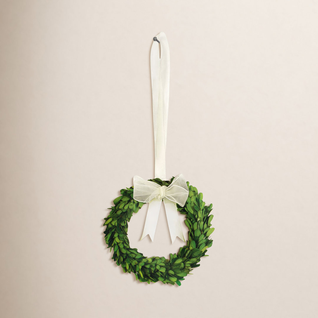 Alby Preserved Real Greenery 7'' Wreath (Set of 2) Birch Lane™