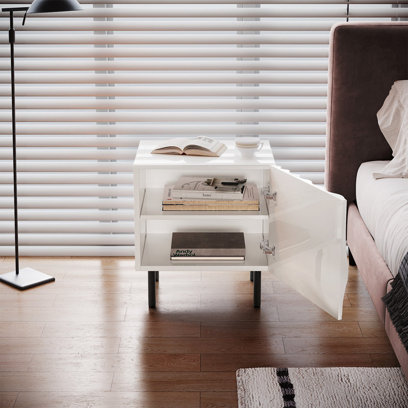 Manufactured Wood Bedside Table