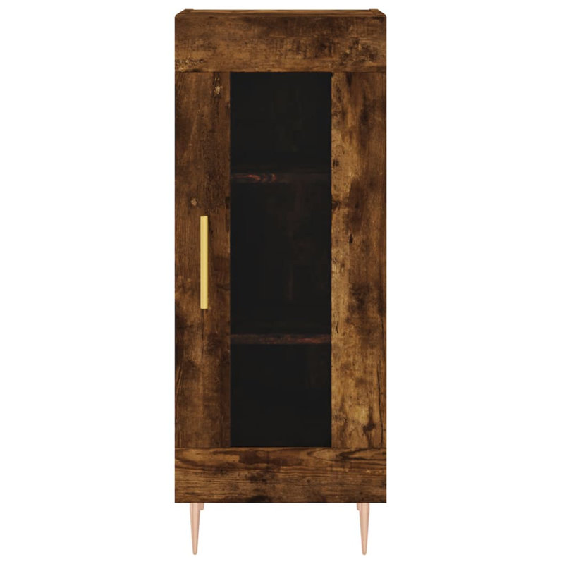 Minonk Display Cabinet, Smoked Oak