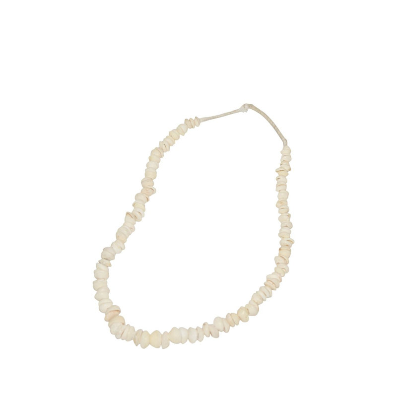 Gambia Shell Bead Sculpture, White
