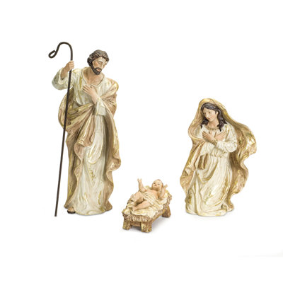 Ensemble de 3 pièces en résine Sainte Famille