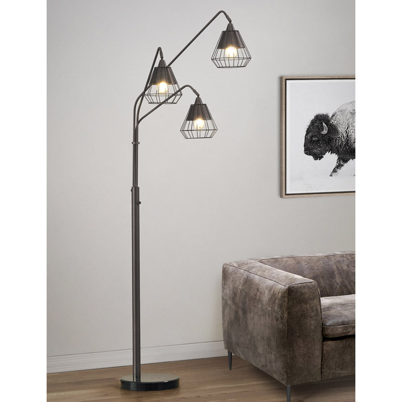 Michael 84'' Tree Floor Lamp, Dark Bronze/Black