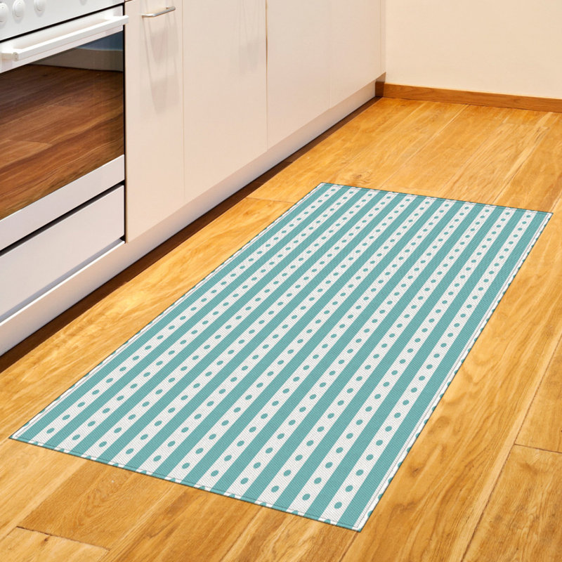 Tapis décoratif rétro en fibres à haute densité, Rectangle 2 pi 7 po x 5 pi
