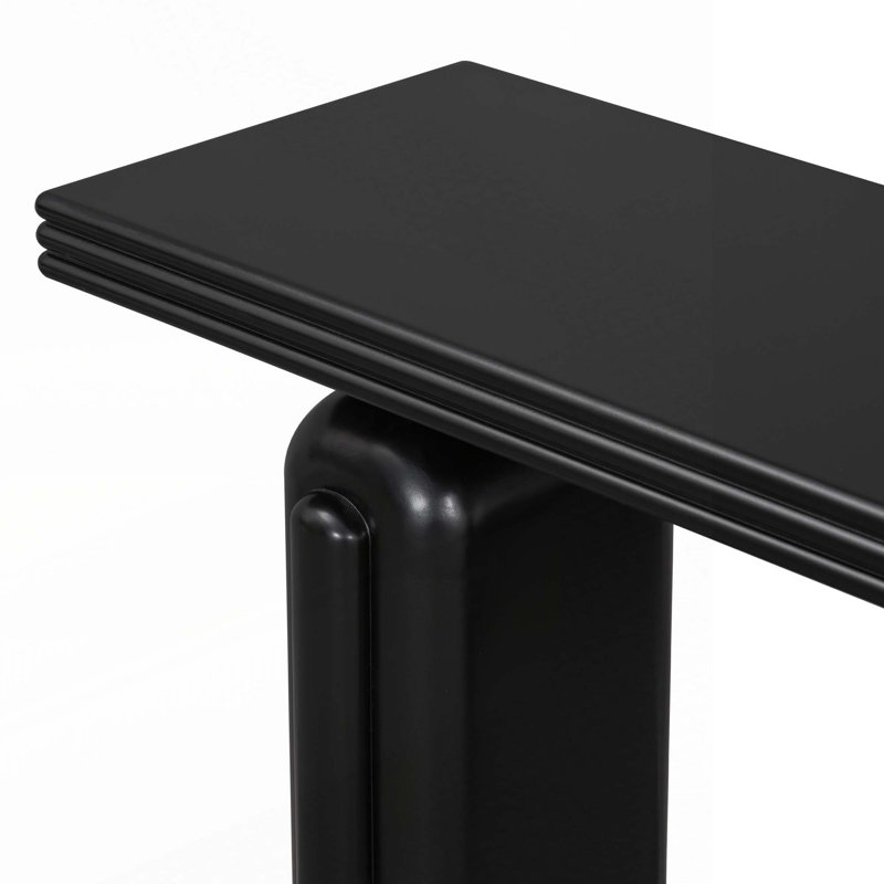 Console Table with Shelf,Suitable for Entryway,Hallway Living Room, Black