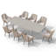 Ensemble repas d'extérieur pour 8 personnes-2008856592