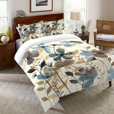 Housse de couette Greige Florals Laural Home Greige Florals