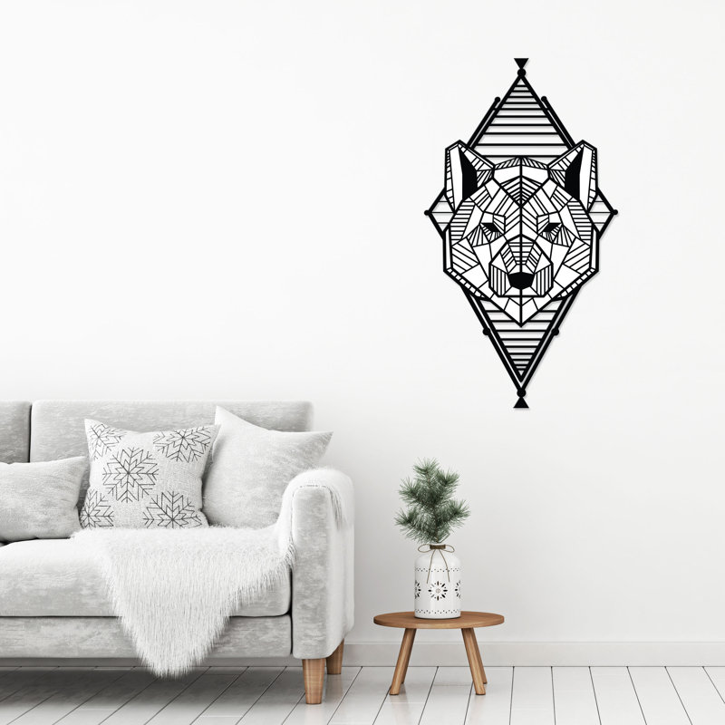 Abstract Wall Decor on Metal