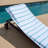 Arkwright Las Rayas Chaise Cover 30x85 White (2/Pack)-900514900-900514896