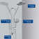 Complete Shower System with Handheld Shower