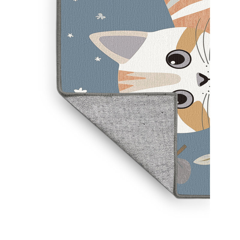 Tapis pour enfants 6 animaux Ginza, Rectangle 7 pi x 9 pi