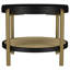 Ensemble de tables basses et de tables d'appoint rondes 2 pièces Benson