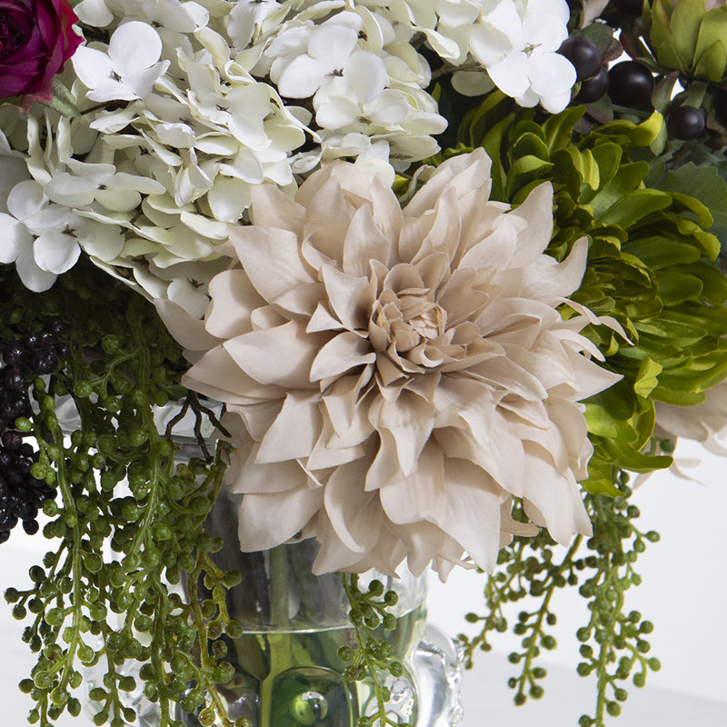Fabric Mixed Arrangement in Vase