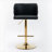 Swivel Barstools Adjustable Seat Height, PU Upholstered Bar Stools