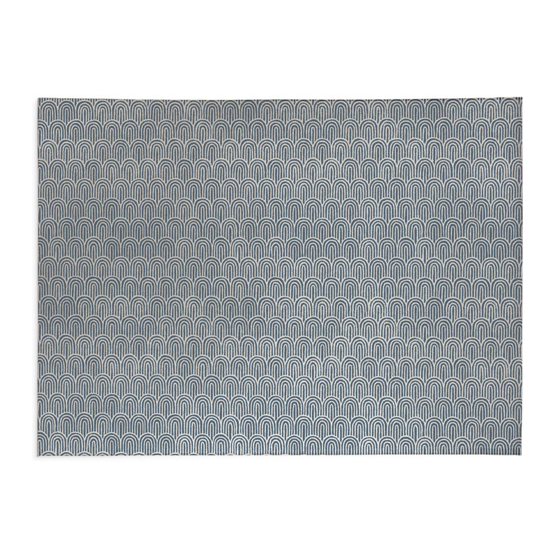 Rolling Hills Kids Play Mat, Blue, Rectangle 4' x 6'