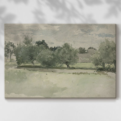 Paysages rétro-Cccxciv -Galerie enveloppée Cavas