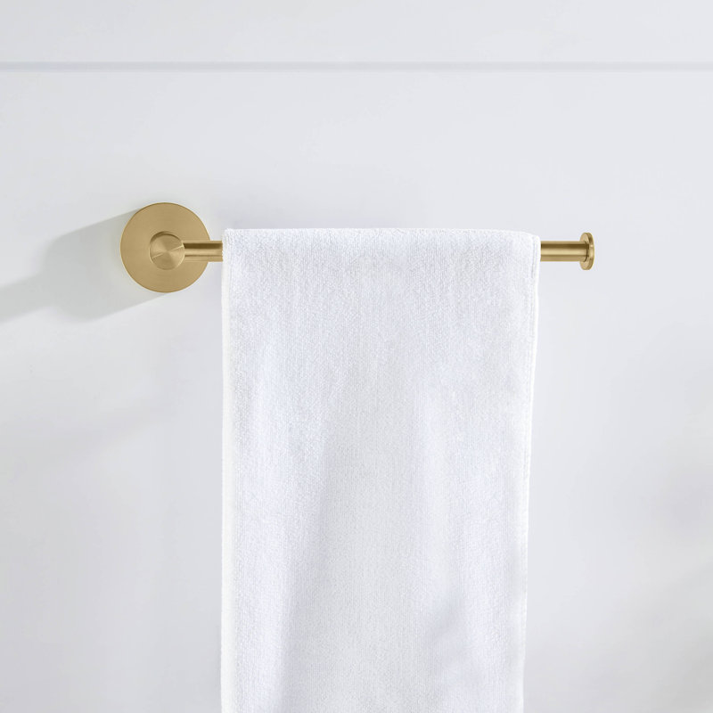 Barre à serviettes murale 10 ", Laiton brossé