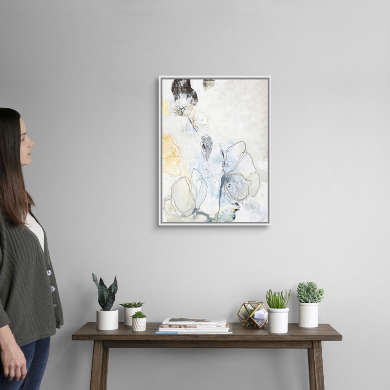 «Nowhere Land 1», reproduction d'art, H 26 po x l 20 po x P 1,75 po, Toile blanche encadrée