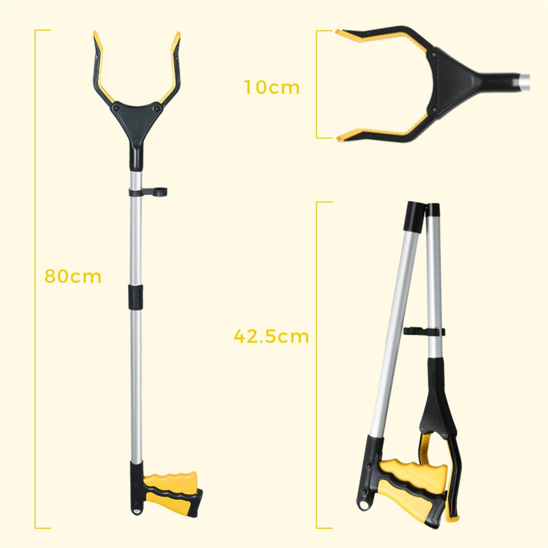 Carrena Push Brooms, Yellow