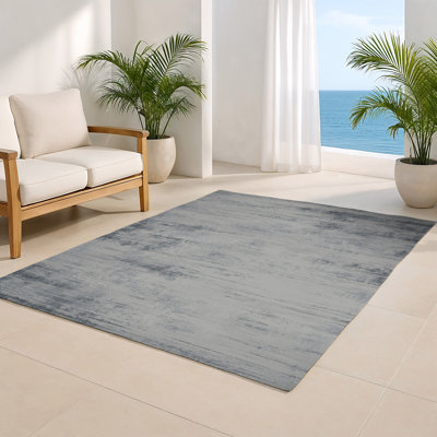 Tapis abstrait vert intérieur et extérieur Abstract