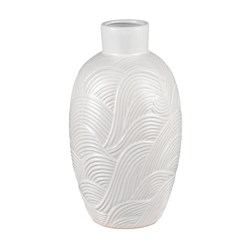 Vase Flynn - Petit, H 11,75 po x l 6,75 po x P 6,75 po