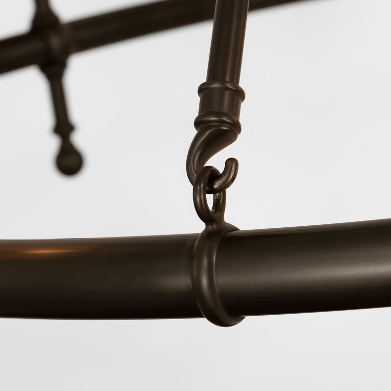 Classic 8 - Light Chandelier, Bronze