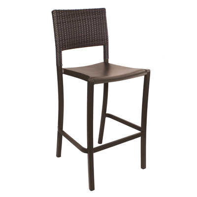 Java Powder Coated Aluminum Outdoor 30'' Bar Stool