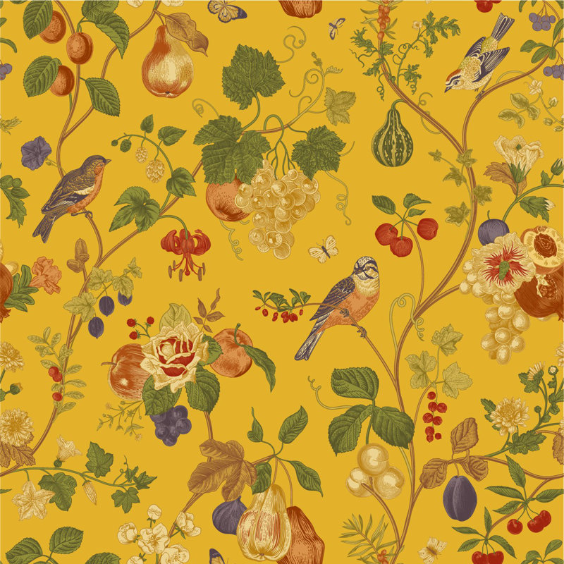 Houts Peel & Stick Floral Wall Mural, 2.08' W x 10.42' L