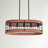 Lucerne 5 - Light 31.5"W Dimmable Kitchen Island Square / Rectangle Chandelier
