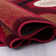 Bordered Colorblock Red Area Rug