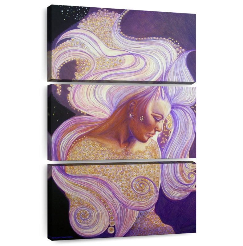 Leisha Abstract Angel, 57" H x 36" W