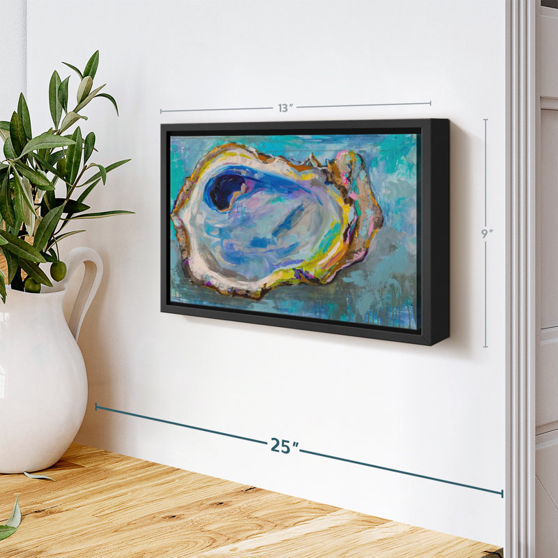 Animal «Oyster Two Canvas Print», H 9 po x l 13 po