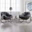 Chaise berçante d'extérieur en rotin-575661037
