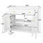 Meuble-lavabo Mid-Century