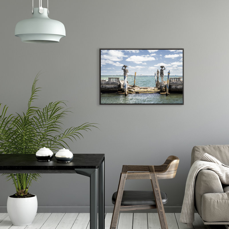 Ocean Past Print by Adam Mowery, Image Brush Gel, 31.75" H x 46.75" W