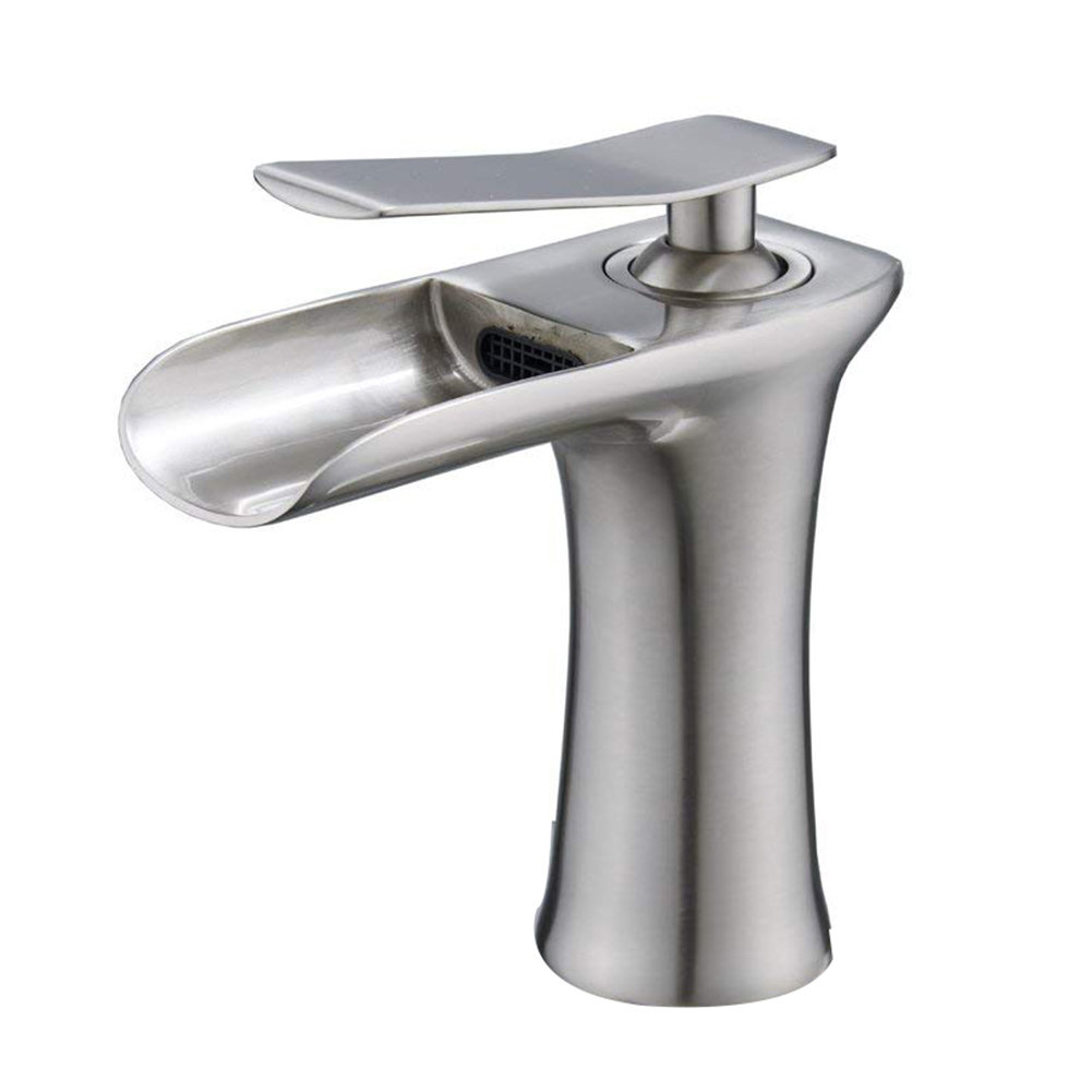 Wovier Chrome Bathroom Sink store Faucet with Supply Hose,