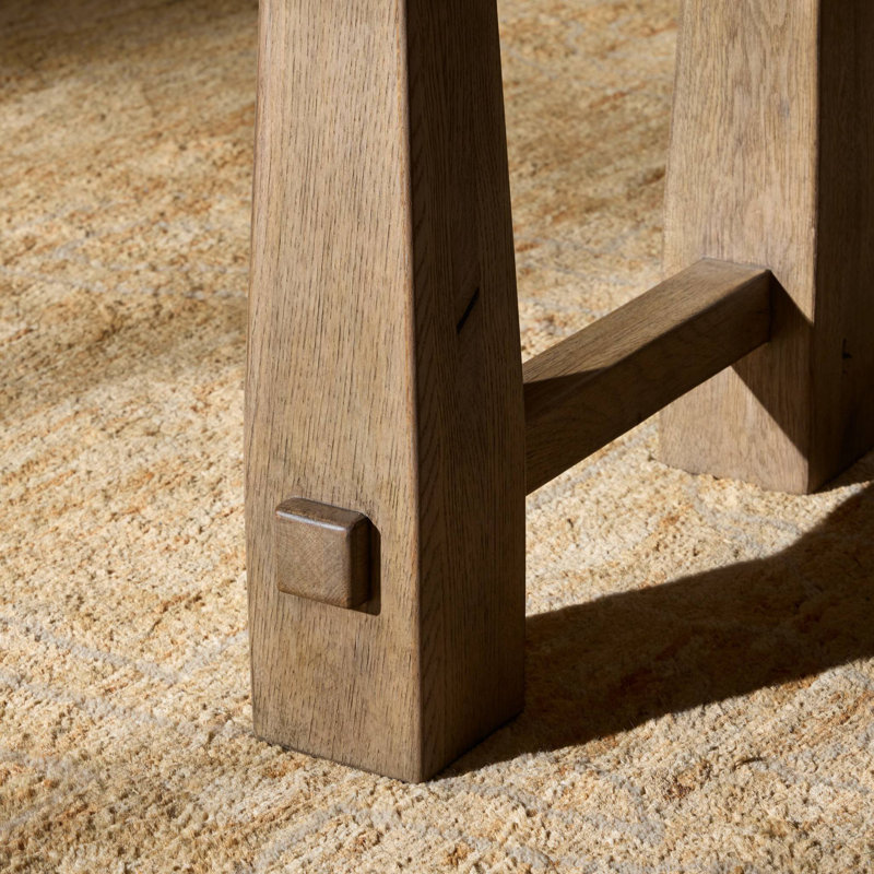 Godric Oval Extension Dining Table-Drifted Oak Veneer