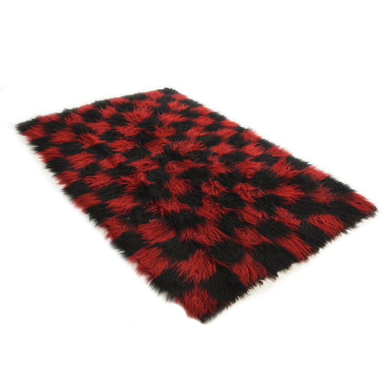 Tapis rouge 6x9 Pinson
