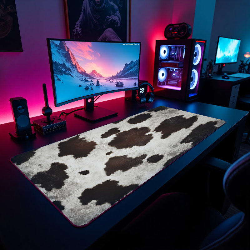 Polyester Desk Pad, 14.4x12.1
