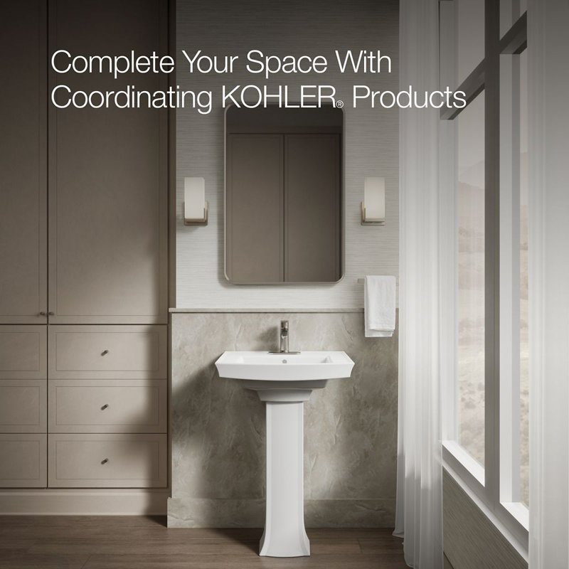Archer Pedestal Only, White