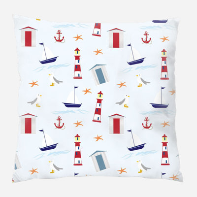 Nautical Throw Pillow