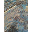 Tapis bleu original en laine noué à la main à motif traditionnel